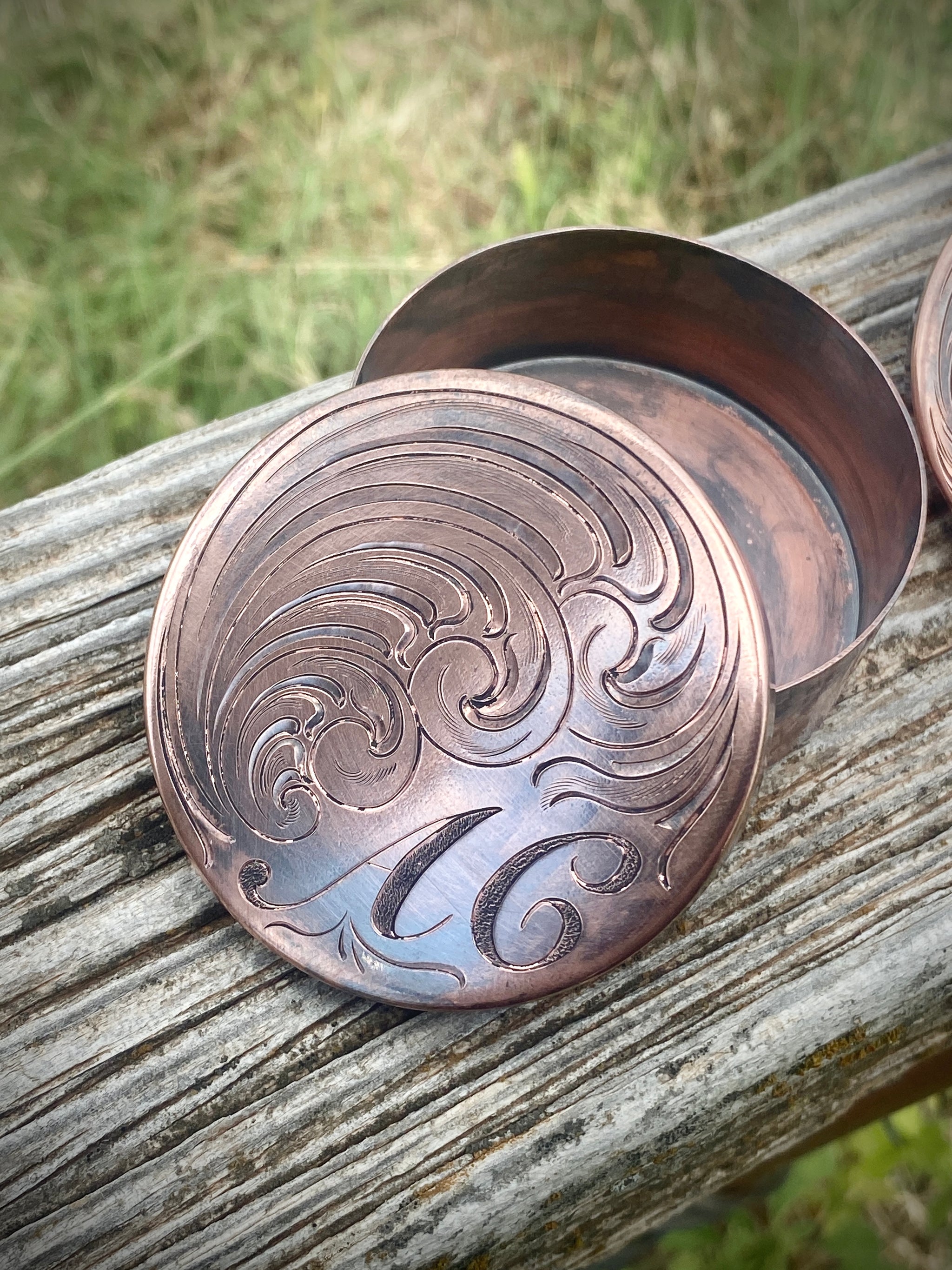 copper tobacco tin Copper Snuff Tin – Southern Silver Company