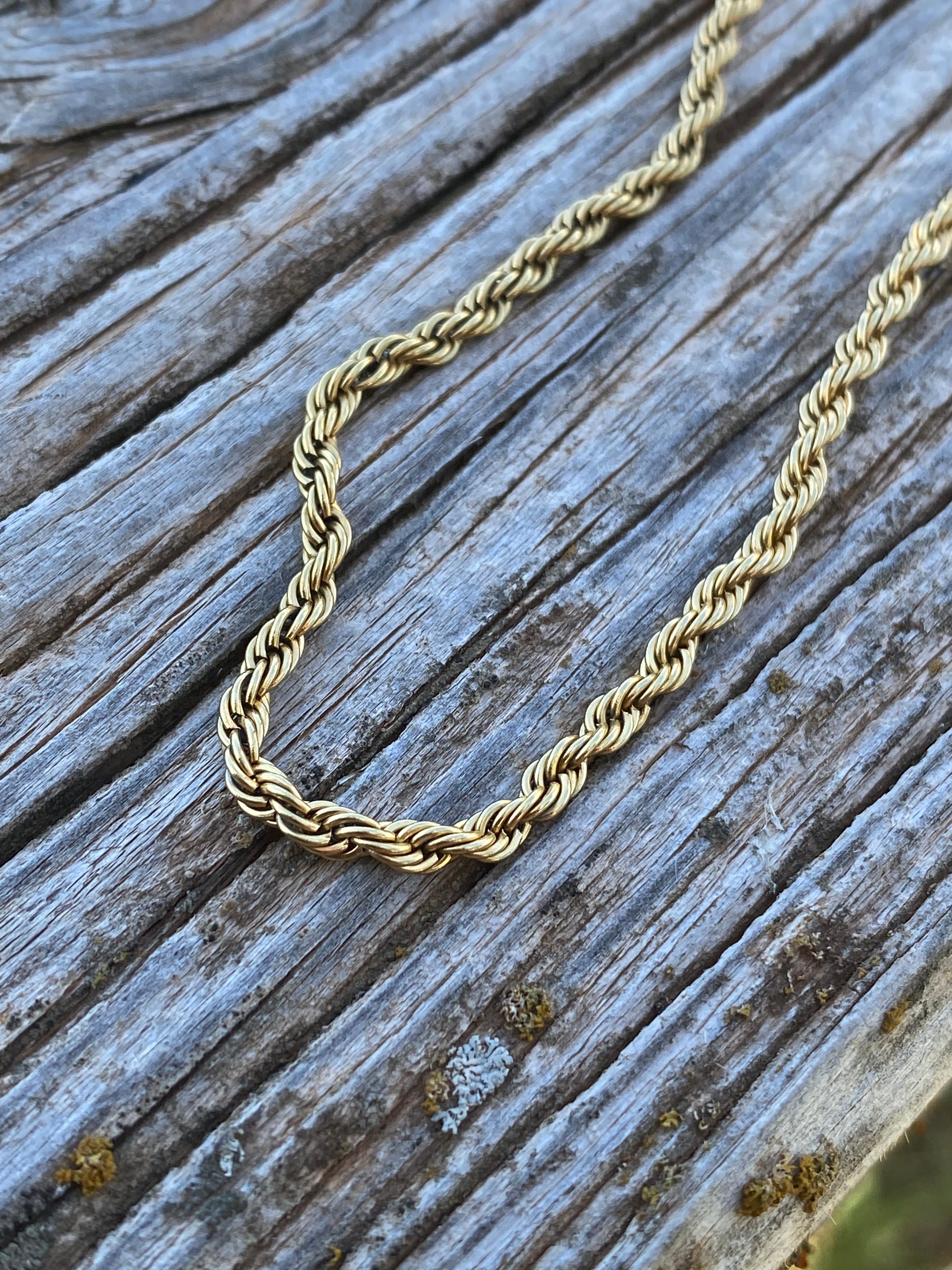 Gold Rope Chains – Southern Silver Company