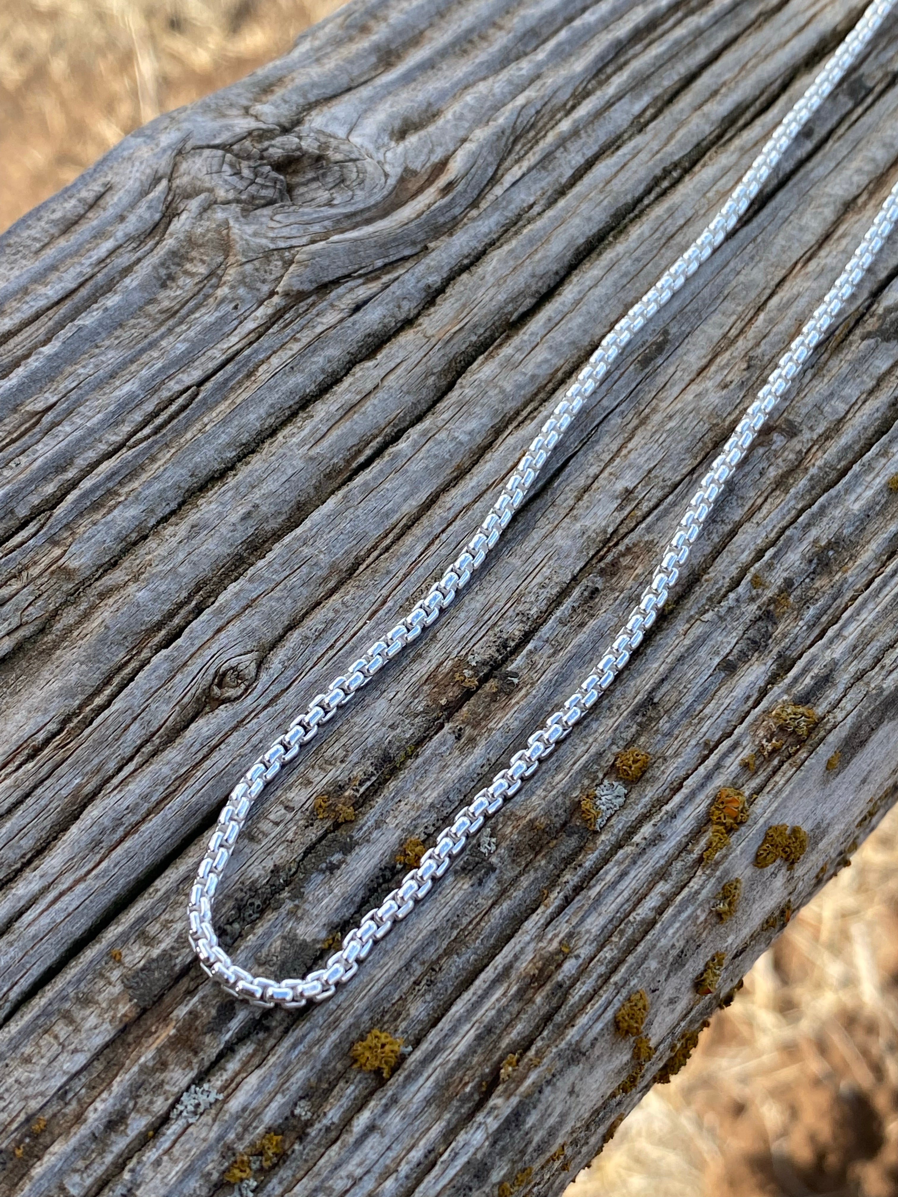 Rounded Box Chain – Southern Silver Company